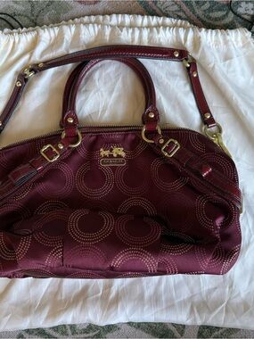 Coach Madison Dotted Op Art Sophia Satchel